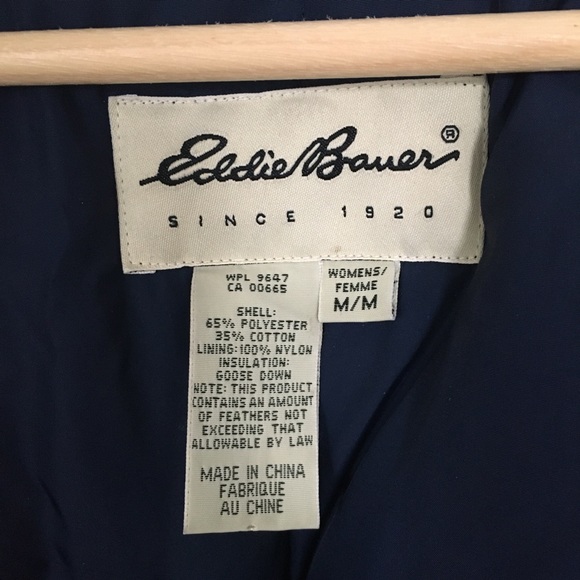 Eddie Bauer navy puffer - Picture 7 of 7